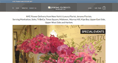 Desktop Screenshot of jeromeflorists.com