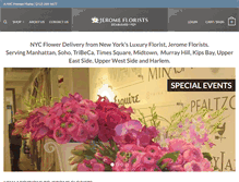 Tablet Screenshot of jeromeflorists.com